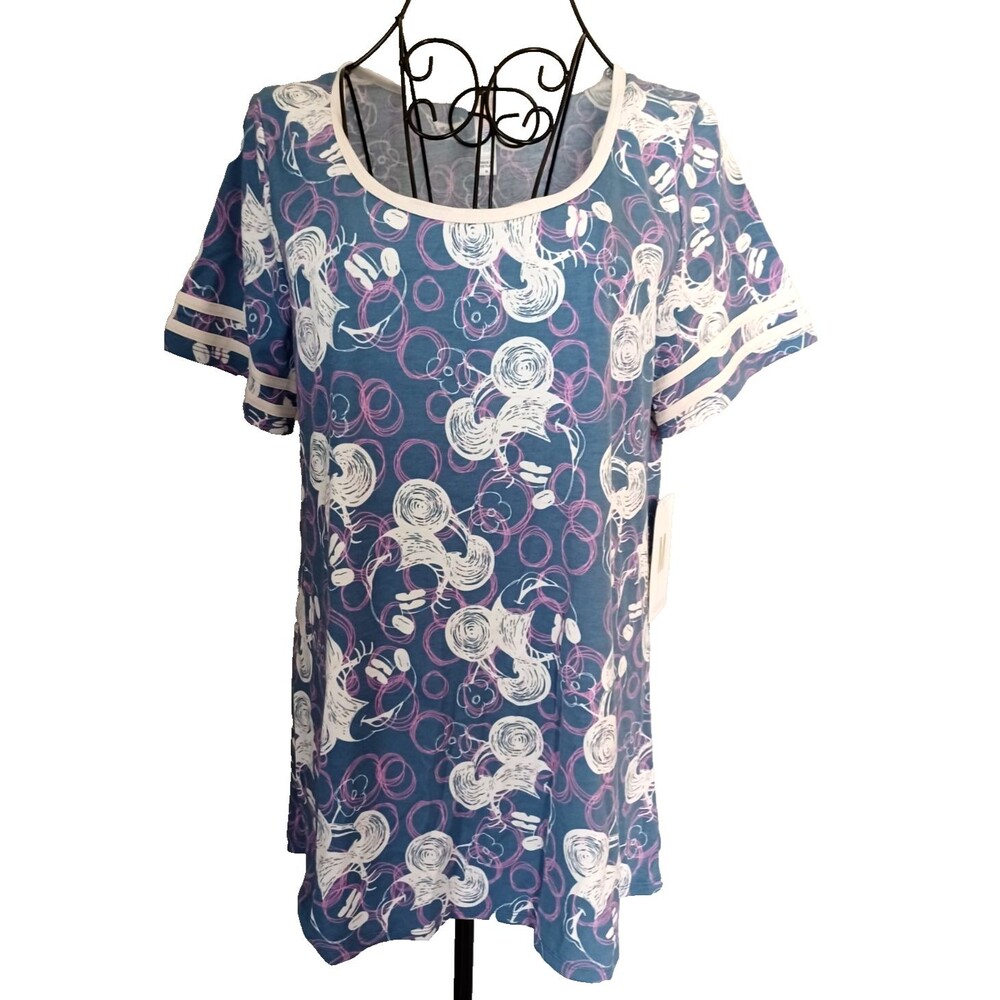 LuLaRoe DISNEY Tunic NWT Womens Sz M Abstract